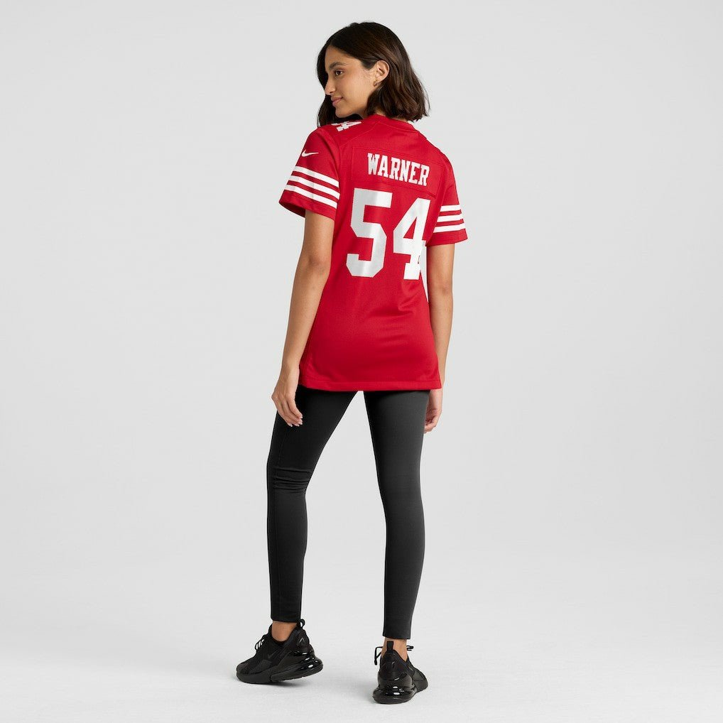 Fred Warner San Francisco 49ers Women's Game Player Jersey Scarlet | Nike for Sale