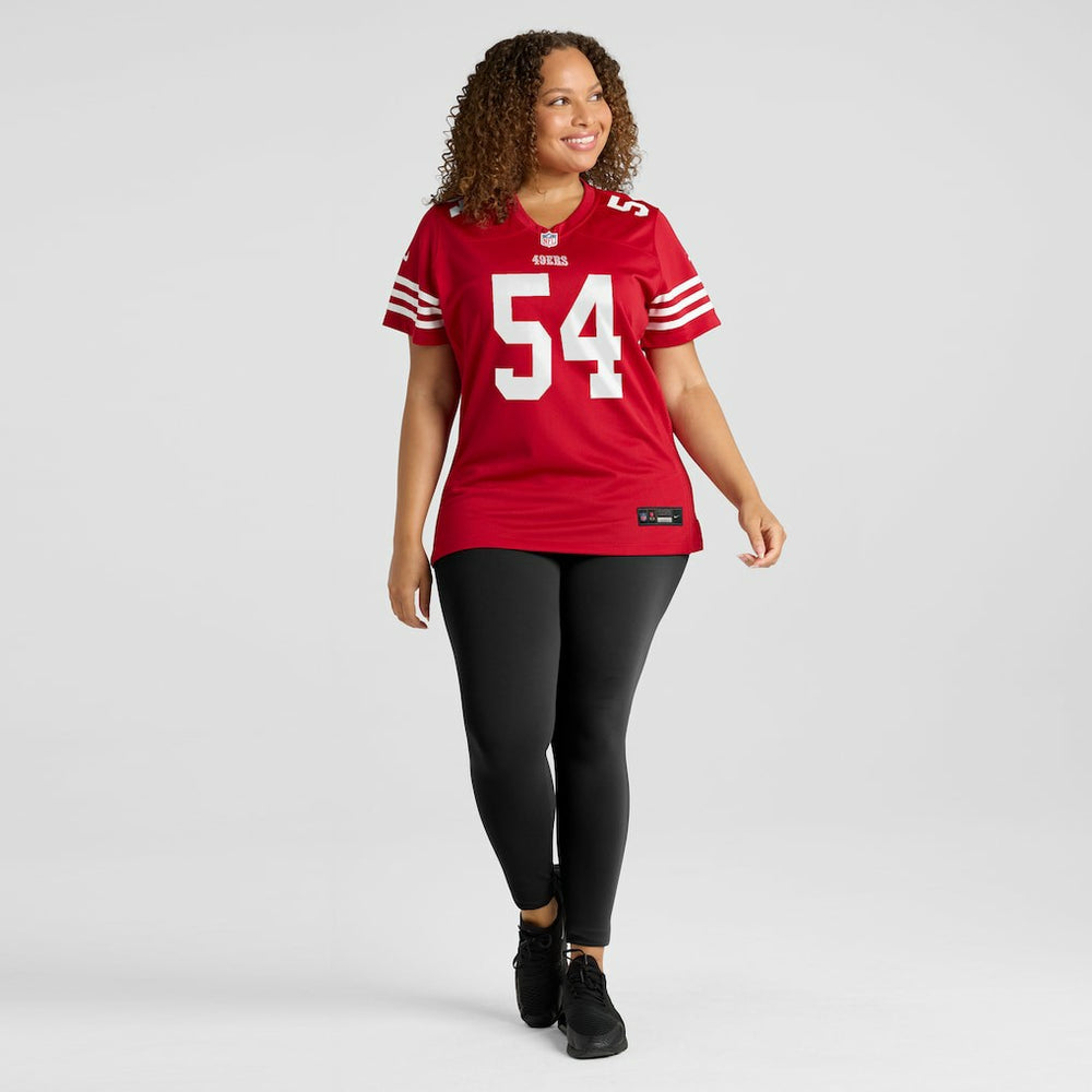 Fred Warner San Francisco 49ers Women's Game Player Jersey Scarlet | Nike for Sale