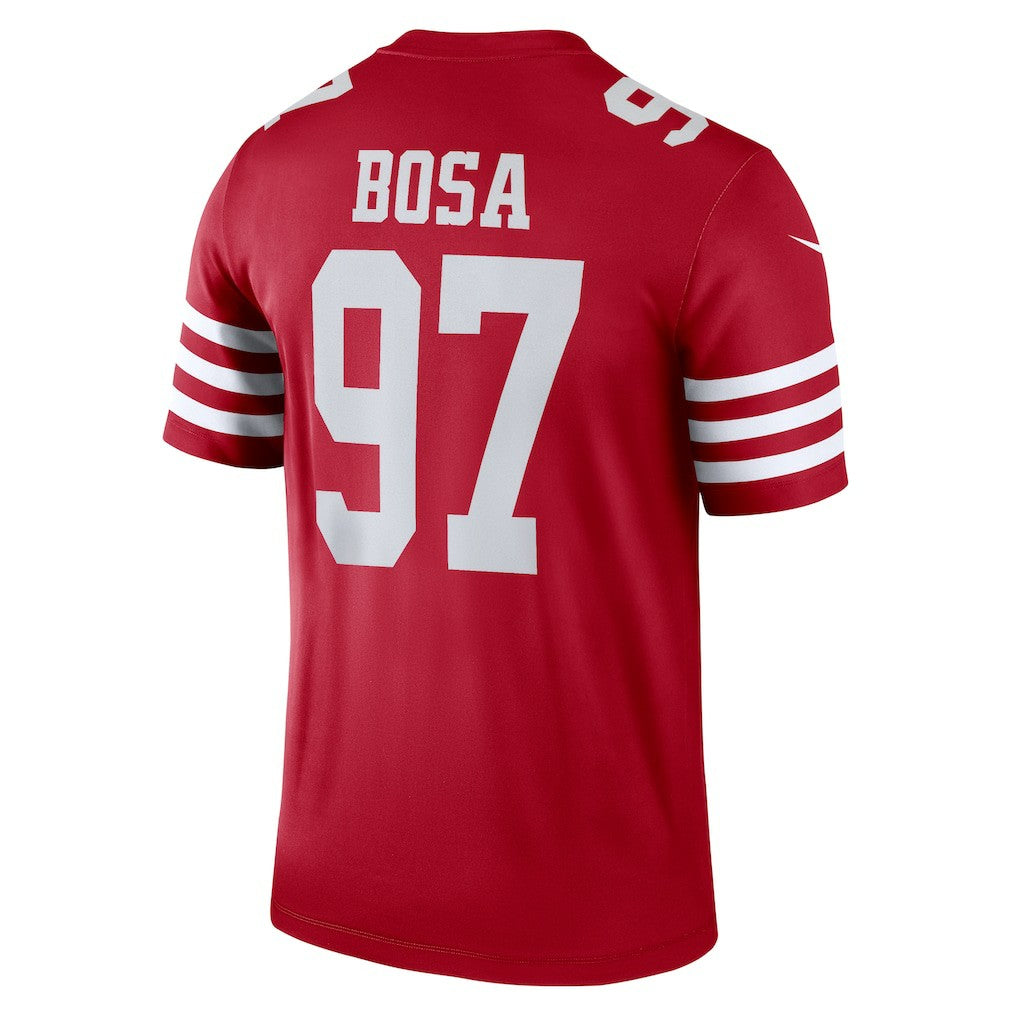 Nick Bosa San Francisco 49ers Legend Player Performance Top Scarlet | Nike for Sale