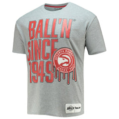 Atlanta Hawks BALL'N Since 1949 T-Shirt Heathered Gray - NBA