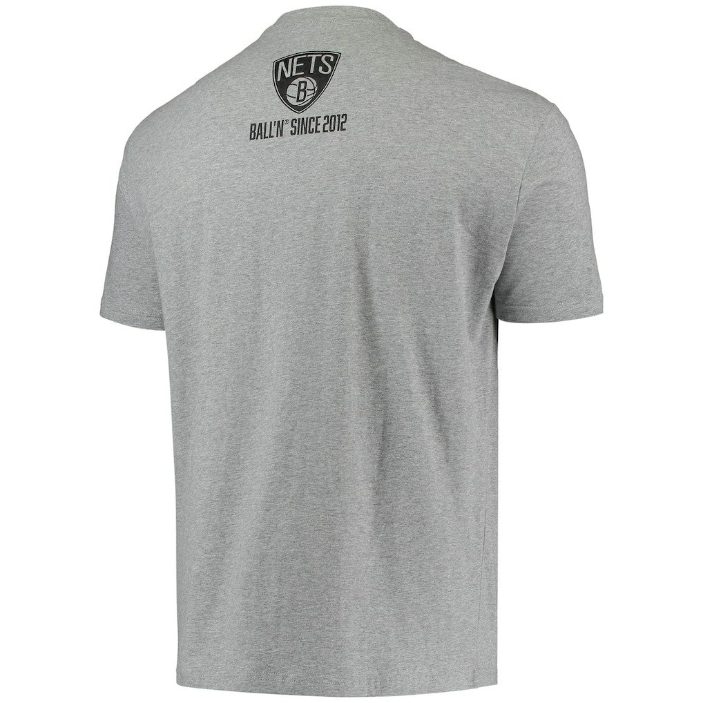 Brooklyn Nets BALL'N Since 2012 T-Shirt Heathered Gray - NBA