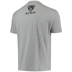 Brooklyn Nets BALL'N Since 2012 T-Shirt Heathered Gray - NBA