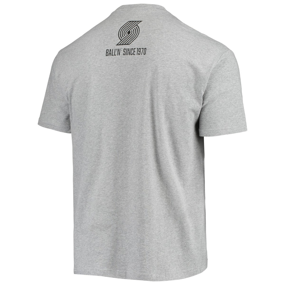 Portland Trail Blazers BALL'N Since 1970 T-Shirt Heathered Gray - NBA