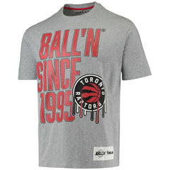Toronto Raptors BALL'N Since 1995 T-Shirt Heathered Gray - NBA