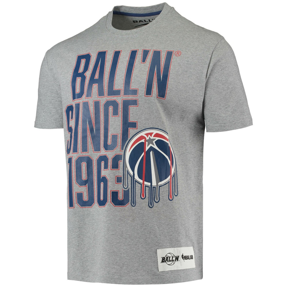Washington Wizards BALL'N Since 1963 T-Shirt Heathered Gray - NBA