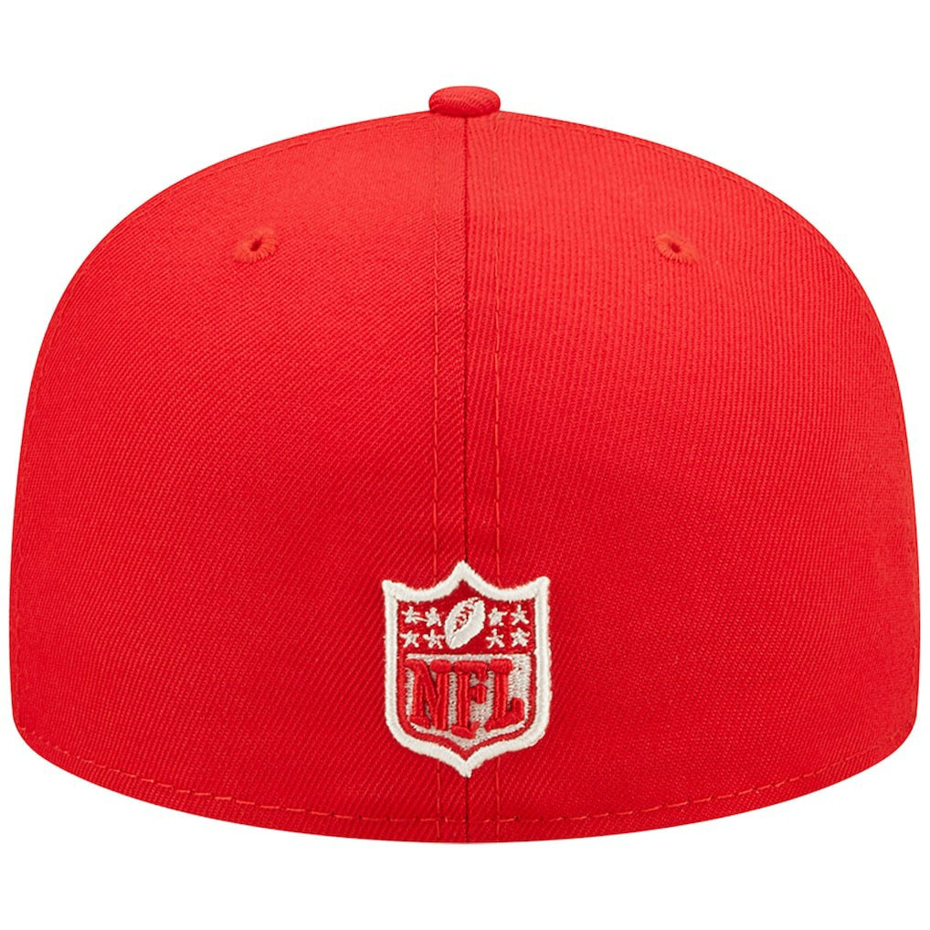 Kansas City Chiefs New Era Super Bowl IV Pop Sweat 59FIFTY Fitted Hat Red | NFL