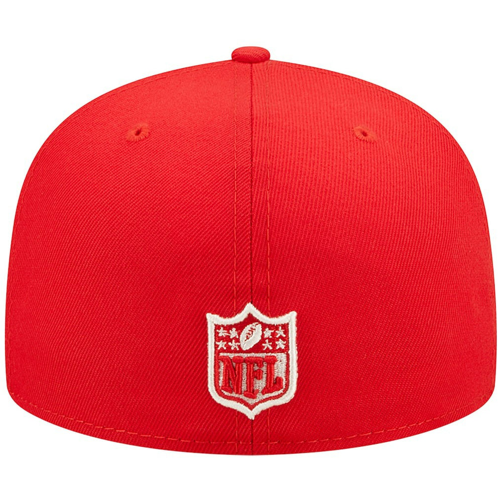 Kansas City Chiefs New Era Super Bowl IV Pop Sweat 59FIFTY Fitted Hat Red | NFL