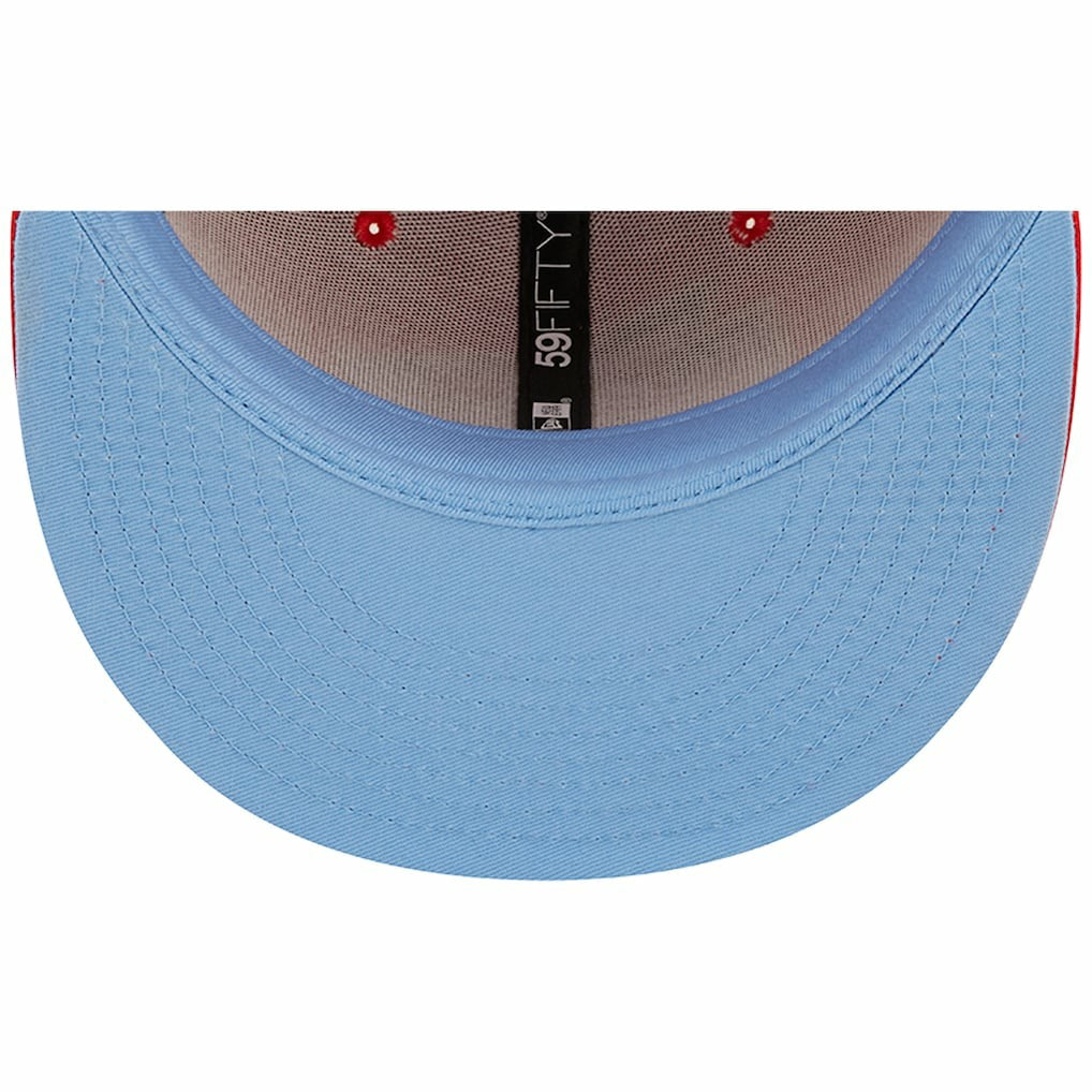 Kansas City Chiefs New Era Super Bowl IV Pop Sweat 59FIFTY Fitted Hat Red | NFL
