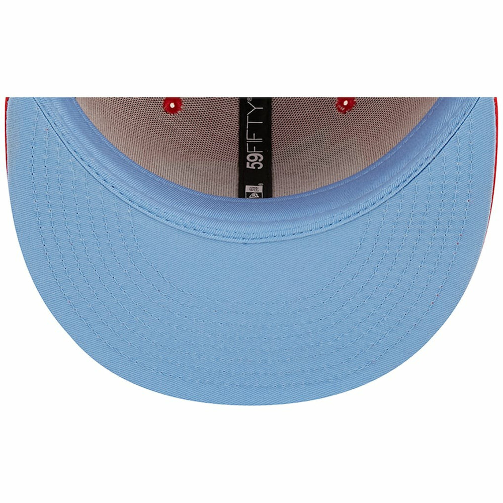 Kansas City Chiefs New Era Super Bowl IV Pop Sweat 59FIFTY Fitted Hat Red | NFL