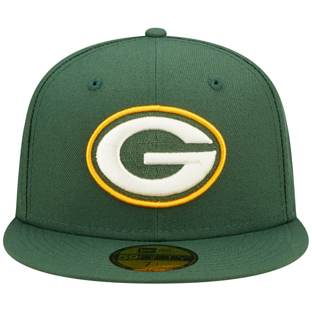 Green Bay Packers New Era Super Bowl XXXI Purple Pop Sweat 59FIFTY Fitted Hat Green | NFL