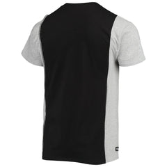 Los Angeles Chargers Refried Apparel Sustainable Split T-Shirt Black/Heathered Gray | NFL