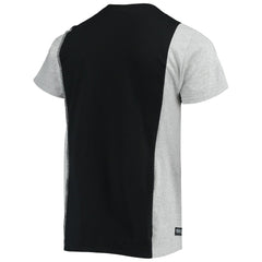 Las Vegas Raiders Refried Apparel Sustainable Split T-Shirt Black/Heathered Gray | NFL