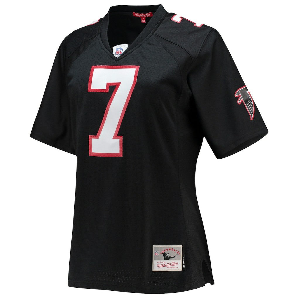 Michael Vick Atlanta Falcons Women's Legacy Replica Player Jersey Black | Mitchell & Ness