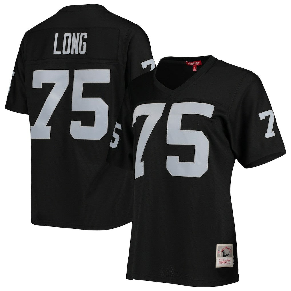 Howie Long Las Vegas Raiders Women's Legacy Replica Player Jersey Black | Mitchell & Ness