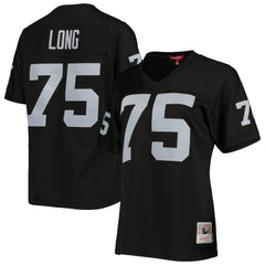Howie Long Las Vegas Raiders Women's Legacy Replica Player Jersey Black | Mitchell & Ness