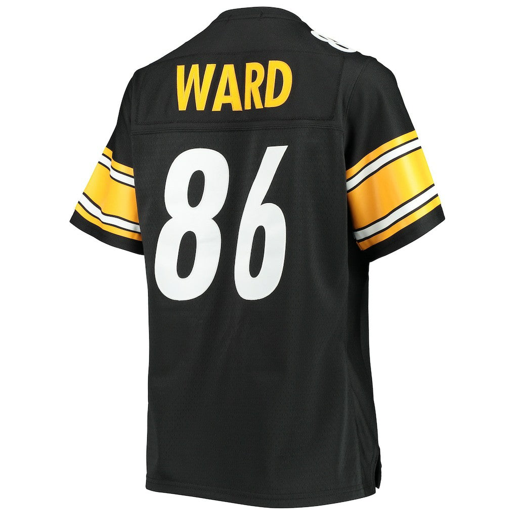 Hines Ward Pittsburgh Steelers Women's Legacy Replica Player Jersey Black | Mitchell & Ness