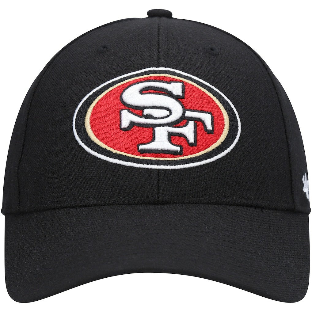 San Francisco 49ers '47 Logo MVP Adjustable Hat Black | 47 brand
