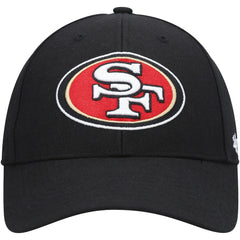 San Francisco 49ers '47 Logo MVP Adjustable Hat Black | 47 brand