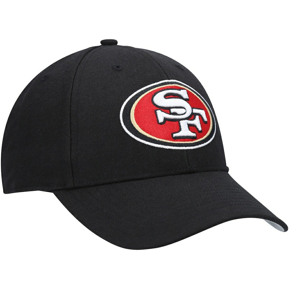 San Francisco 49ers '47 Logo MVP Adjustable Hat Black | 47 brand
