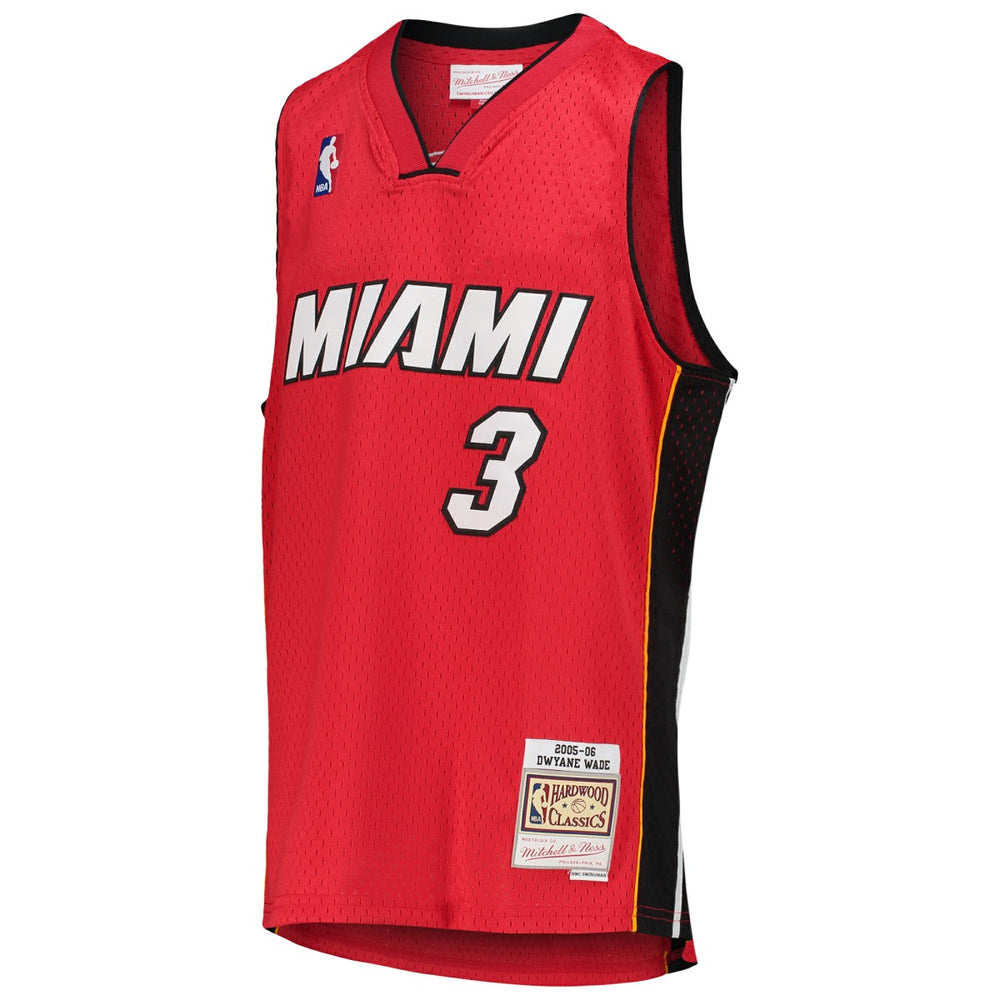 Dwyane Wade Miami Heat Youth 2005/06 Hardwood Classics Swingman Jersey Red - NBA