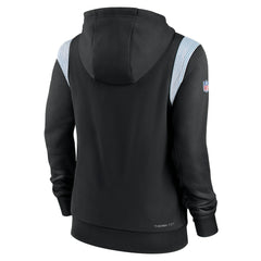 Carolina Panthers Women's Sideline Stack Performance Pullover Hoodie Black | Nike for Sale