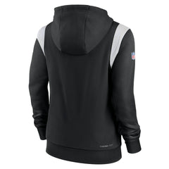 New Orleans Saints Women's Sideline Stack Performance Pullover Hoodie Black | Nike for Sale