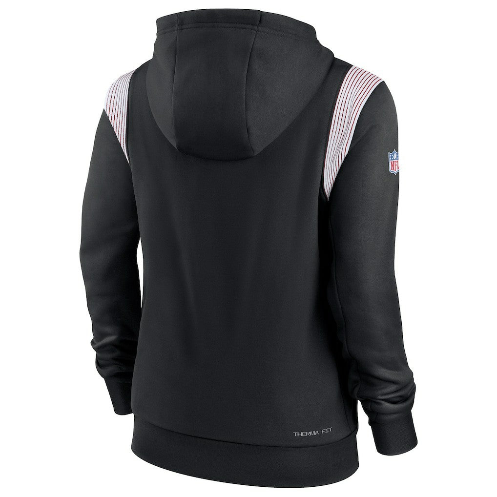 Atlanta Falcons Women's Sideline Stack Performance Pullover Hoodie Black | Nike for Sale