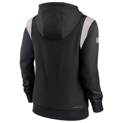 Atlanta Falcons Women's Sideline Stack Performance Pullover Hoodie Black | Nike for Sale