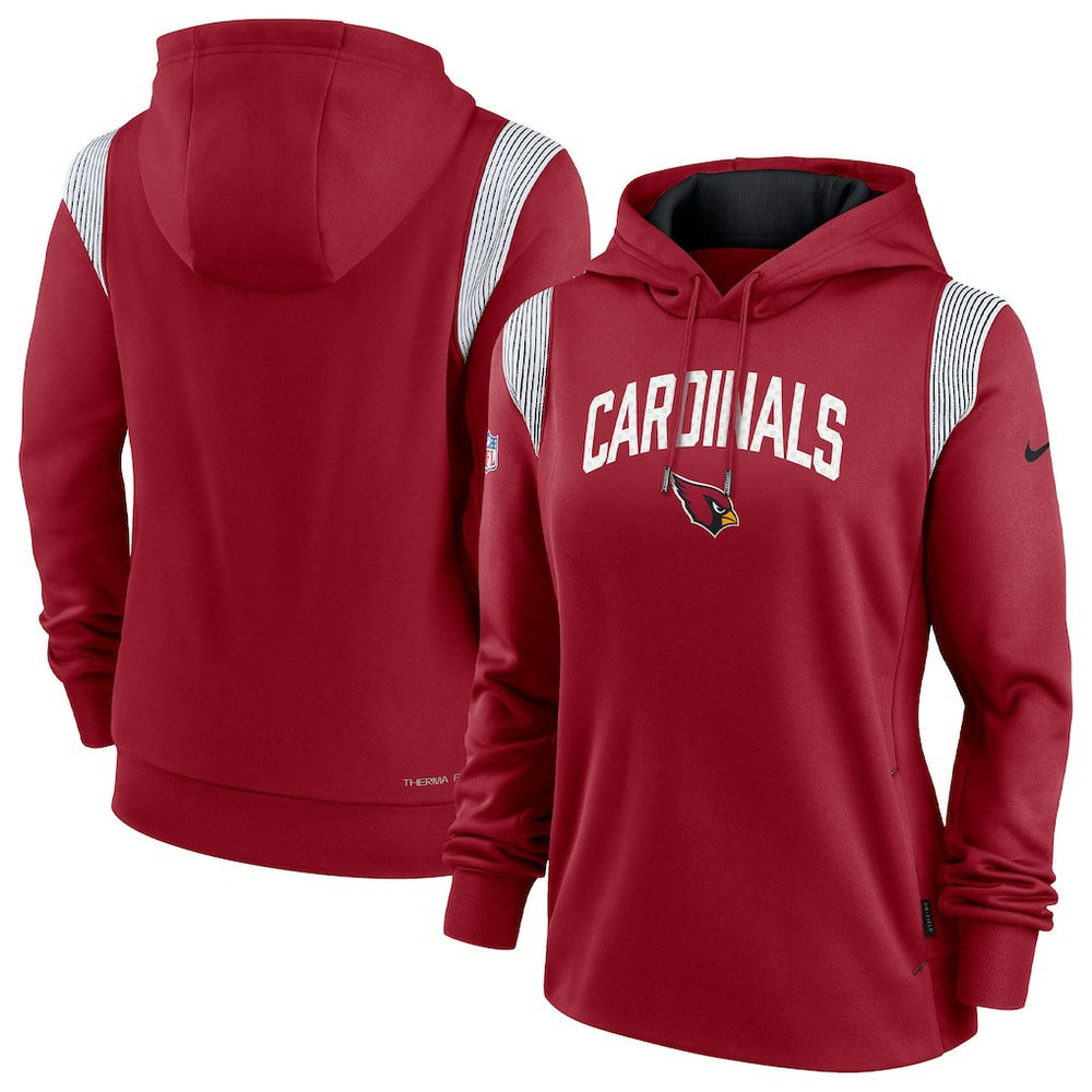 Arizona Cardinals Women's Sideline Stack Performance Pullover Hoodie Cardinal | Nike for Sale