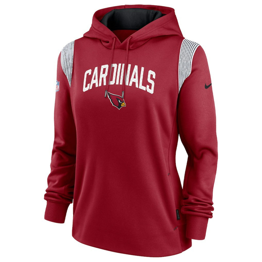 Arizona Cardinals Women's Sideline Stack Performance Pullover Hoodie Cardinal | Nike for Sale