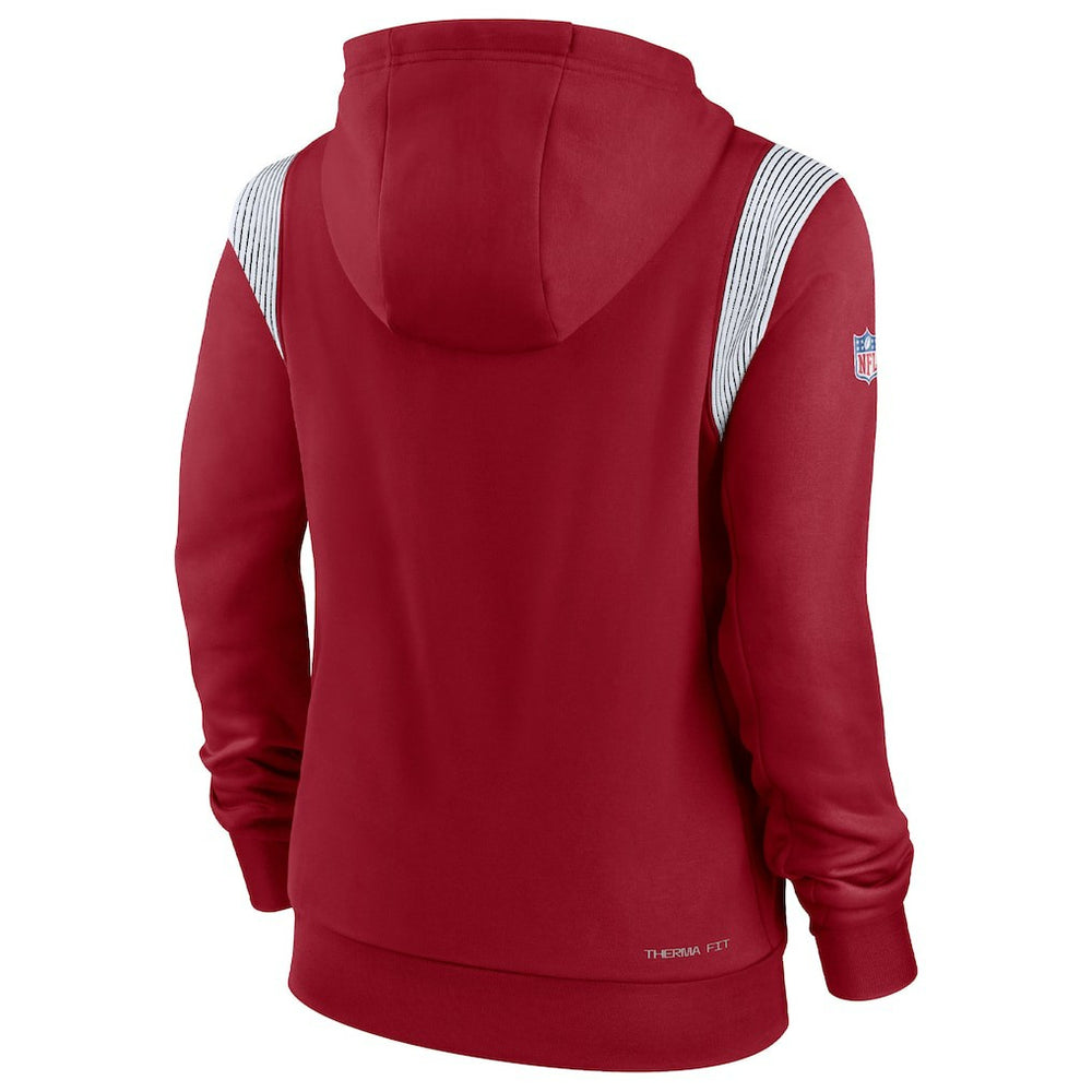 Arizona Cardinals Women's Sideline Stack Performance Pullover Hoodie Cardinal | Nike for Sale