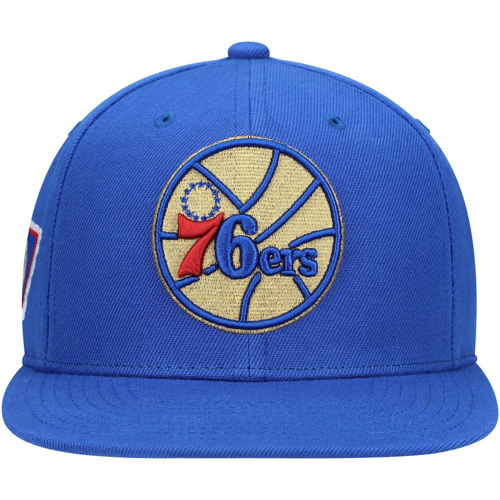Philadelphia 76ers 50th Anniversary Snapback Hat Royal - NBA