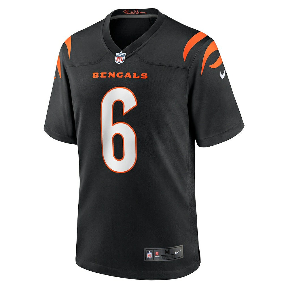 Jake Browning Cincinnati Bengals Game Jersey Black | Nike for Sale