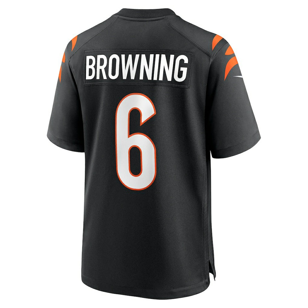 Jake Browning Cincinnati Bengals Game Jersey Black | Nike for Sale
