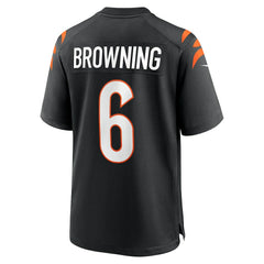 Jake Browning Cincinnati Bengals Game Jersey Black | Nike for Sale