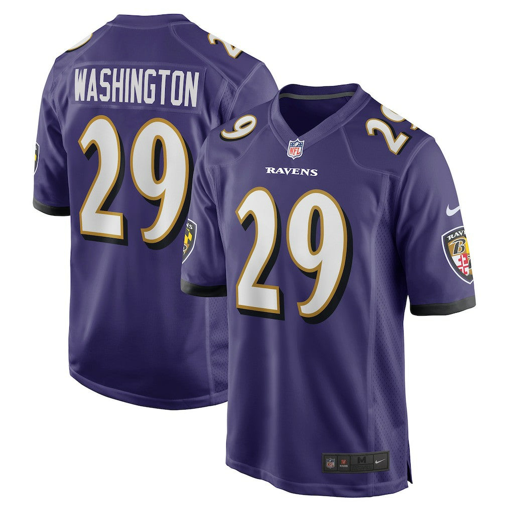 Ar'Darius Washington Baltimore Ravens Player Game Jersey Purple | Nike for Sale