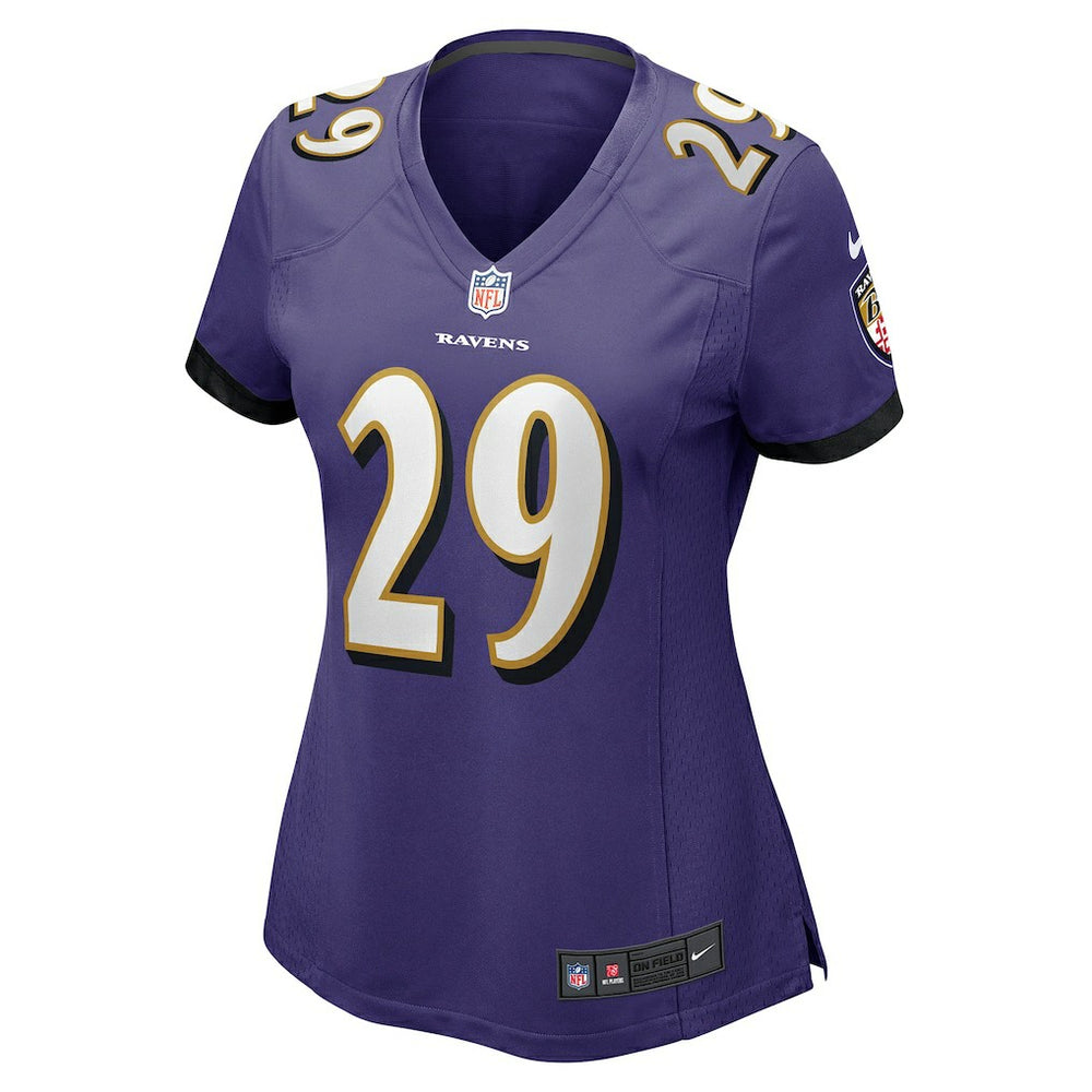 Ar'Darius Washington Baltimore Ravens Women's Player Game Jersey Purple | Nike for Sale