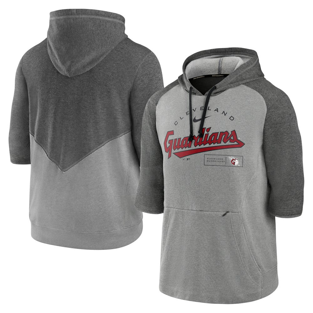 Cleveland Guardians Nike Team Modern Arch 3/4 Sleeve Pullover Hoodie - MLB