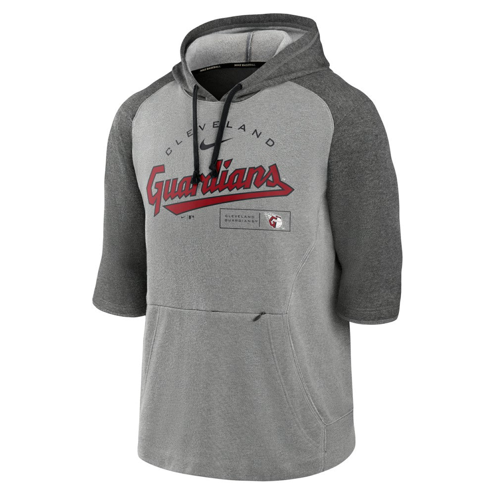 Cleveland Guardians Nike Team Modern Arch 3/4 Sleeve Pullover Hoodie - MLB