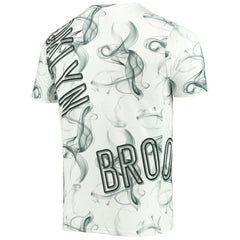 Brooklyn Nets FISLL Asymmetric Bold Smoke T-Shirt White/Black - NBA
