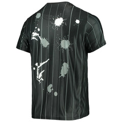 Brooklyn Nets FISLL Striped Splatter T-Shirt Black - NBA