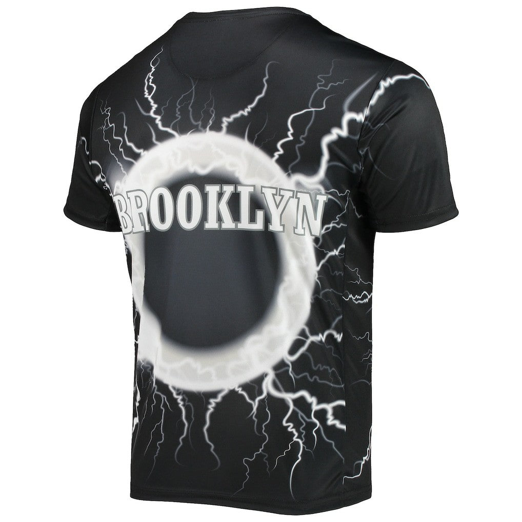 Brooklyn Nets FISLL Tornado Bolt T-Shirt Black - NBA