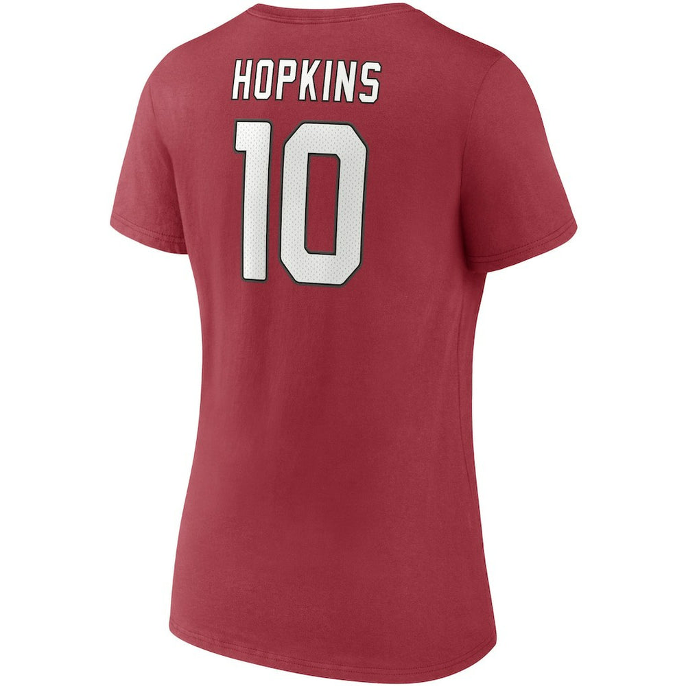 DeAndre Hopkins Arizona Cardinals Women's Player Icon Name & Number V-Neck T-Shirt Cardinal | Fanatics