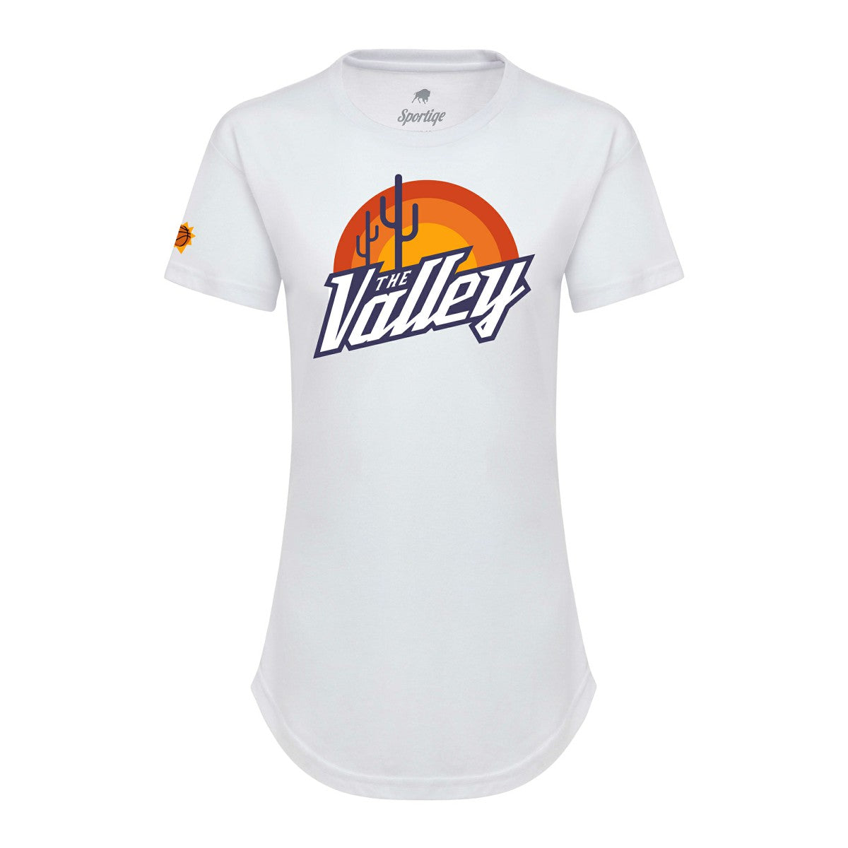Phoenix Suns Sportiqe Women's 2021/22 City Edition Phoebe T-Shirt White - NBA