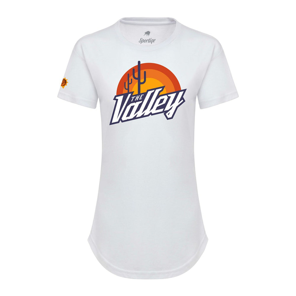 Phoenix Suns Sportiqe Women's 2021/22 City Edition Phoebe T-Shirt White - NBA
