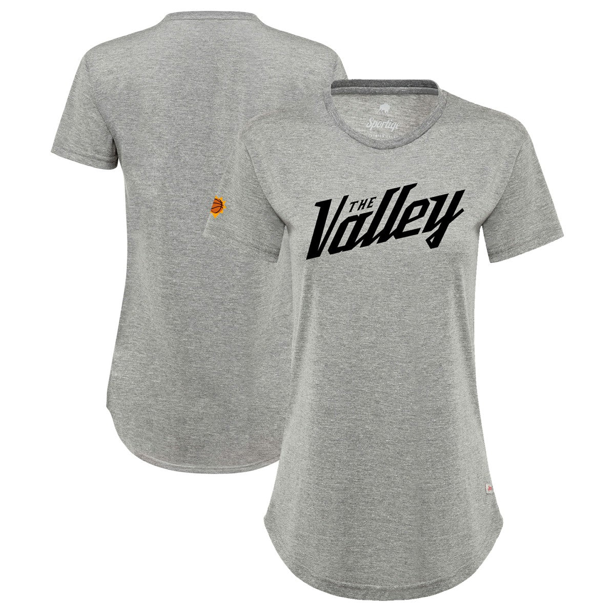 Phoenix Suns Sportiqe Women's 2021/22 City Edition Phoebe T-Shirt Gray - NBA