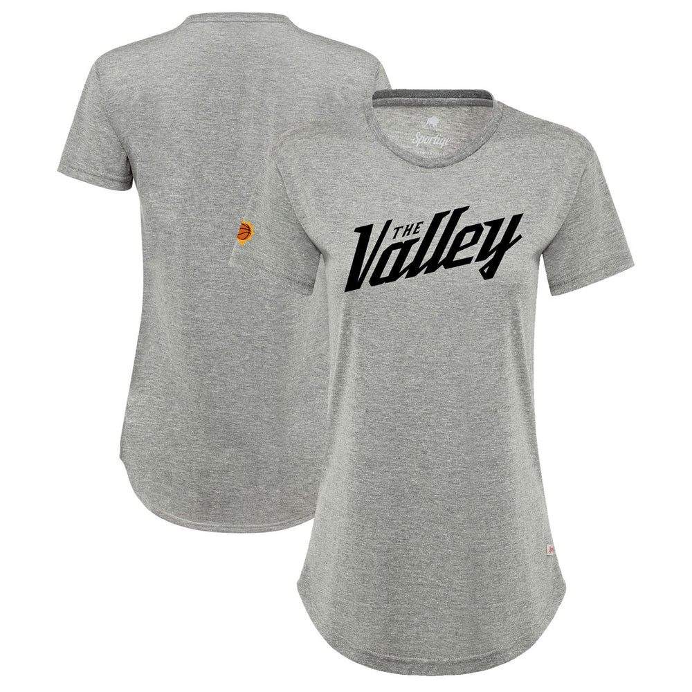 Phoenix Suns Sportiqe Women's 2021/22 City Edition Phoebe T-Shirt Gray - NBA