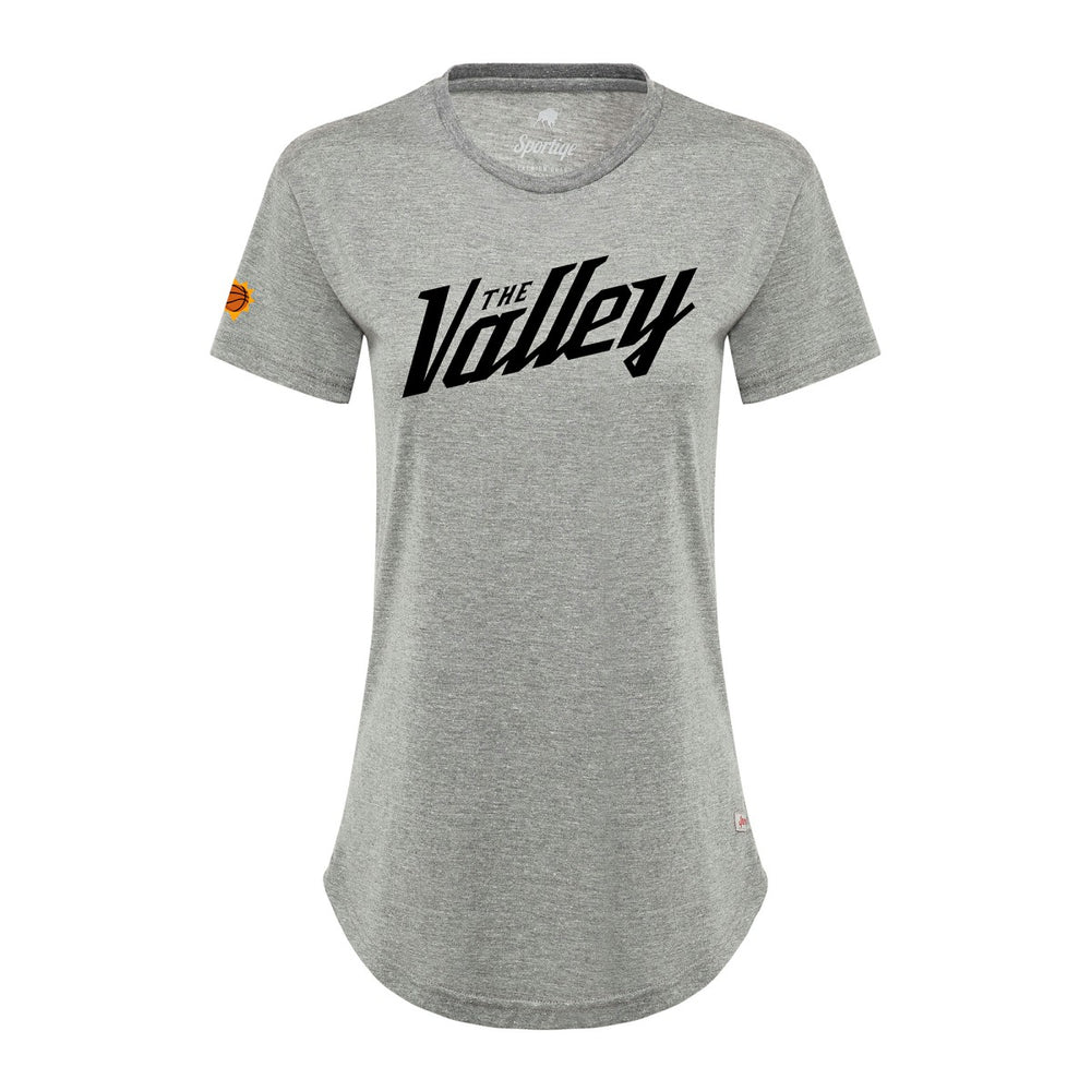 Phoenix Suns Sportiqe Women's 2021/22 City Edition Phoebe T-Shirt Gray - NBA