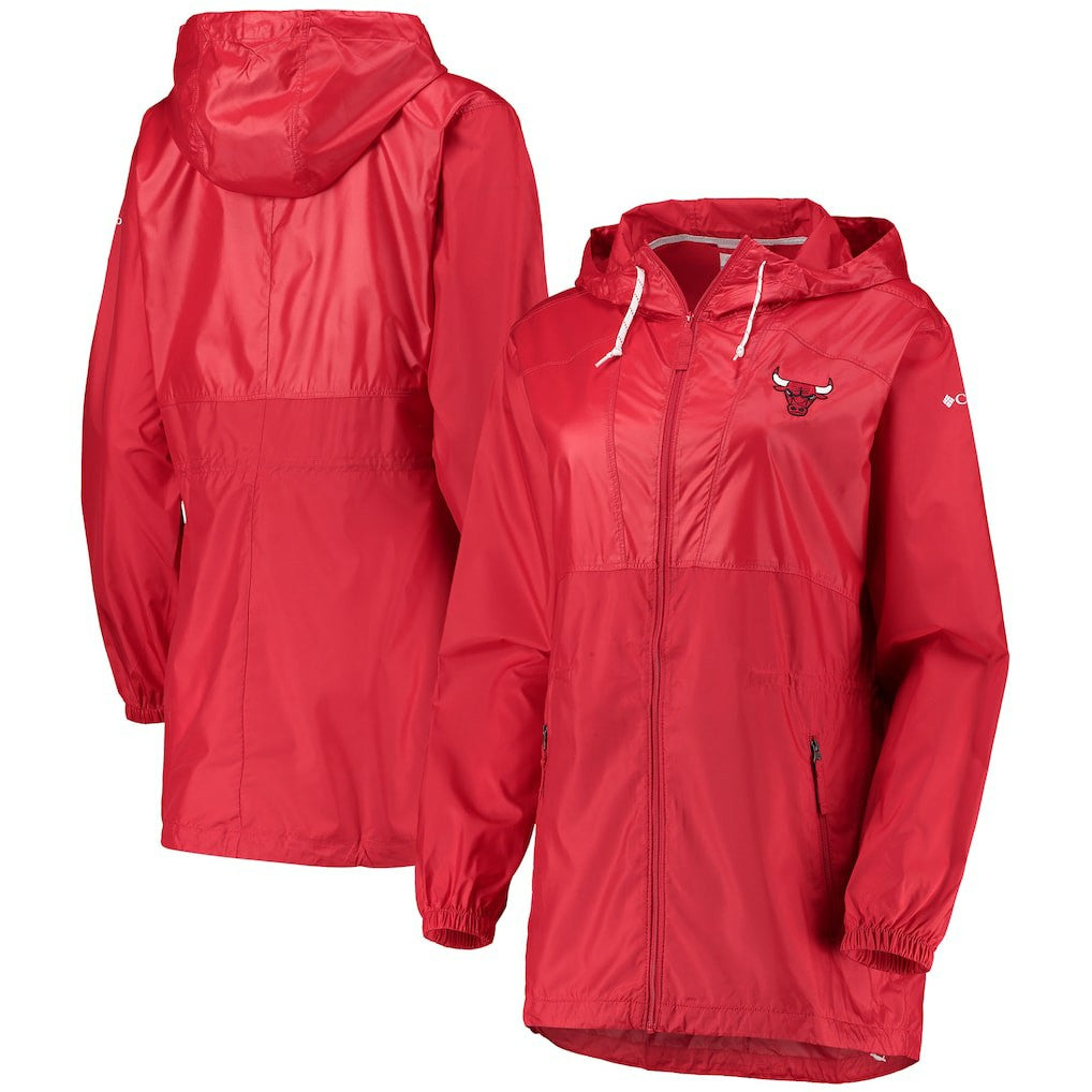 Chicago Bulls Women's Flashback Full-Zip Jacket Red - NBA