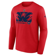 Washington Capitals Fanatics Authentic Pro Core Collection Secondary Long Sleeve T-Shirt - Red - NHL
